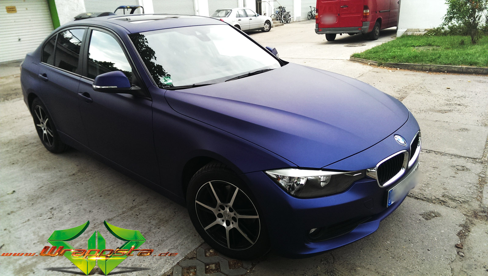 BMW x6 Tanzanite Blue Metallic Matte пленка матовая